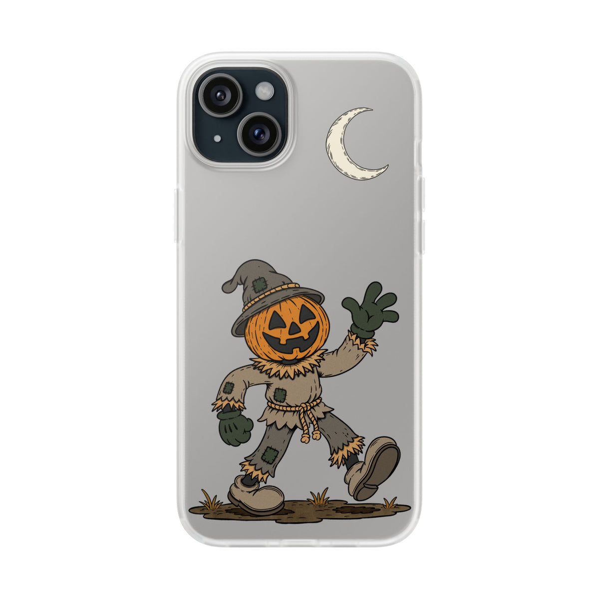 Pumpkin Head Scarecrow Phone Case — Scarecrow Flexi Case