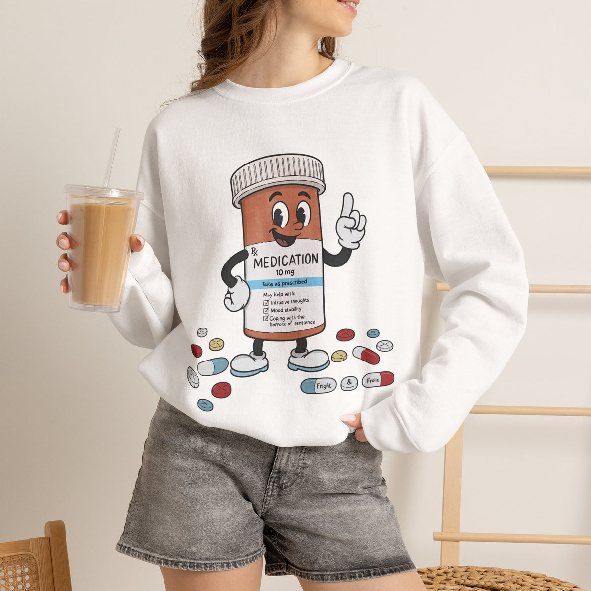 Medication Mascot - Unisex Sweatshirt