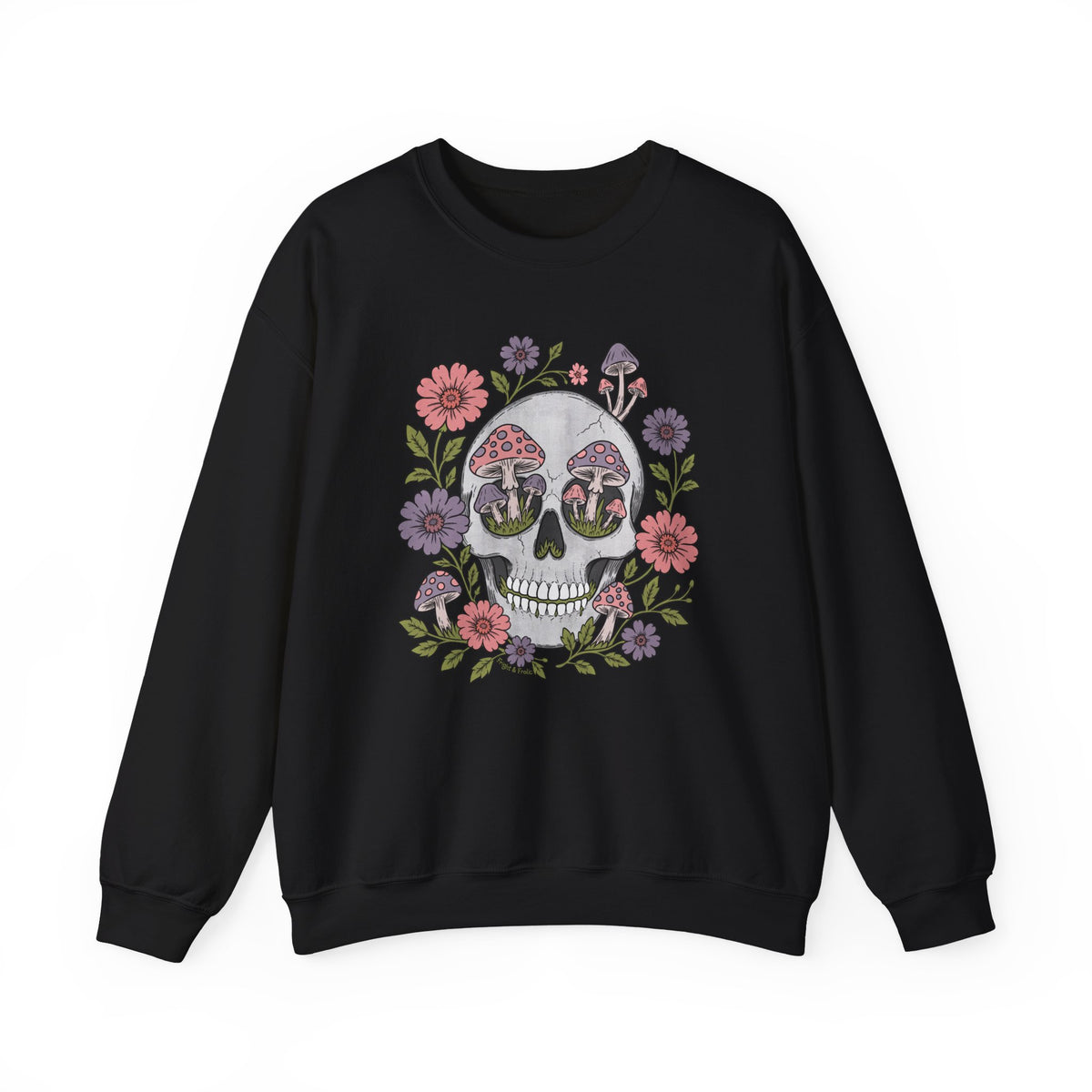 Flower Fungi Skull - Unisex Sweatshirt