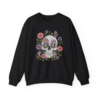 Flower Fungi Skull - Unisex Sweatshirt