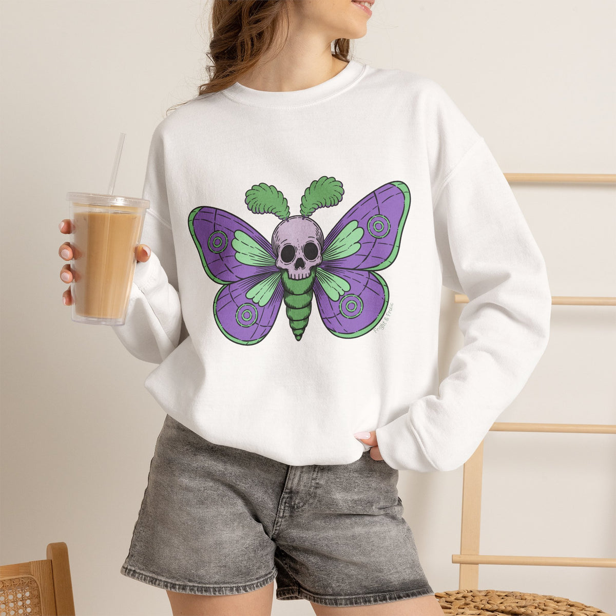 Skull Moth - Unisex Sweatshirt