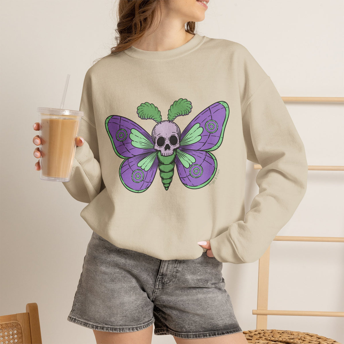 Skull Moth - Unisex Sweatshirt