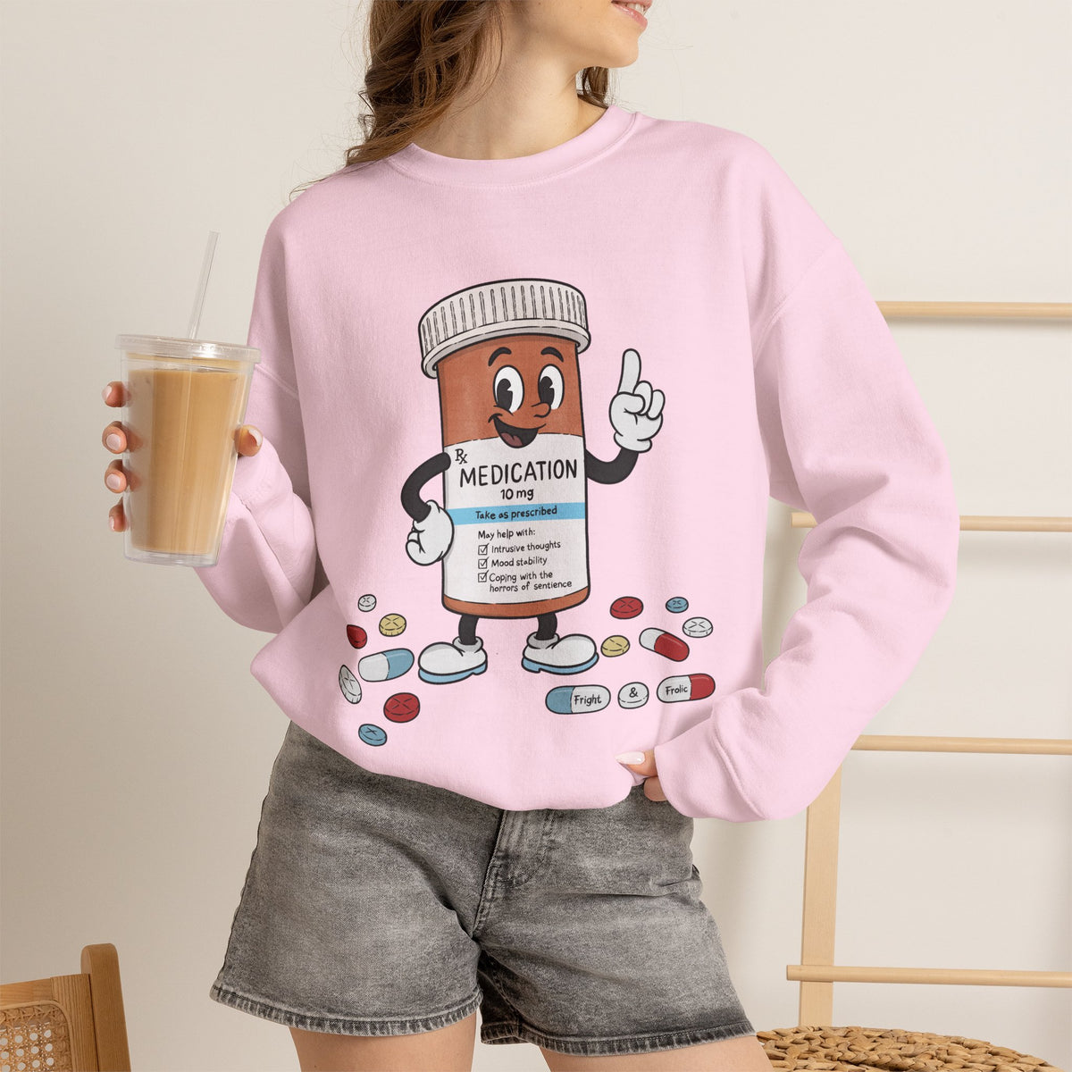 Medication Mascot - Unisex Sweatshirt