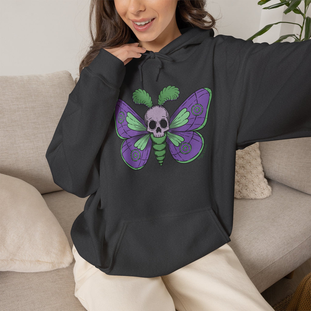Skull Moth - Unisex Hoodie