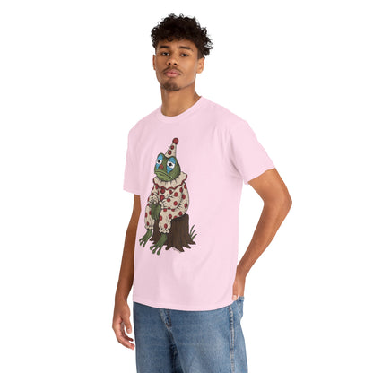 Clown Frog Unisex T-Shirt – Melancholy Circus Frog Graphic Tee