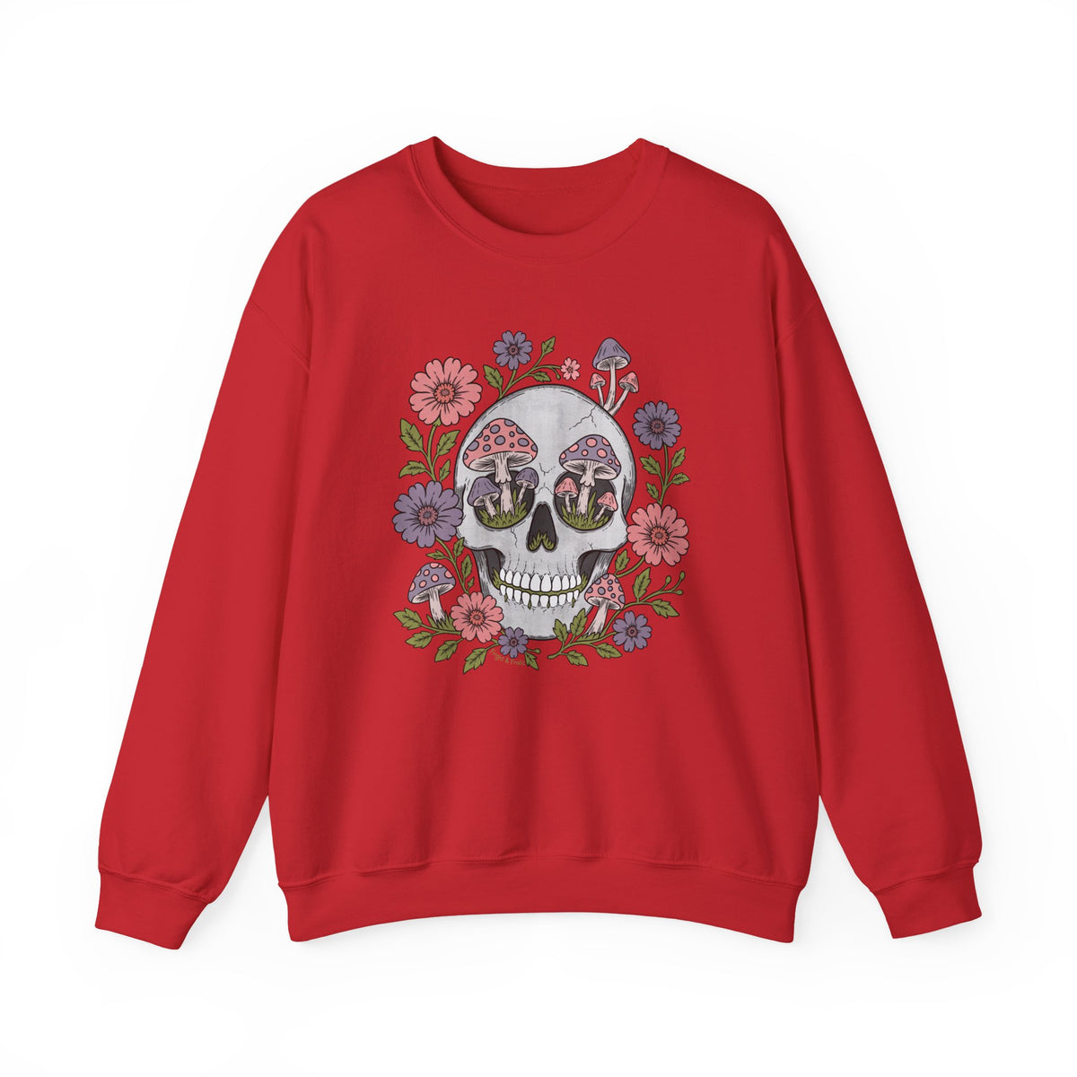 Flower Fungi Skull - Unisex Sweatshirt