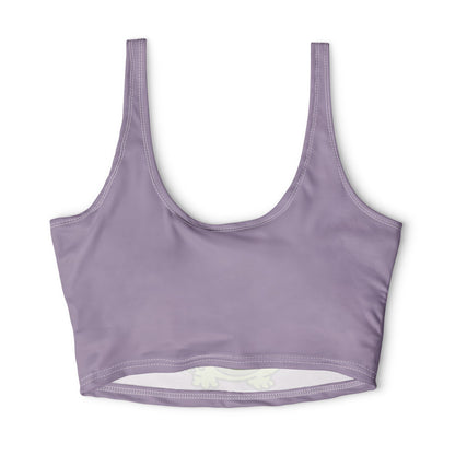 Sports Bra — Cute Frog 'You Should All Be Running' Graphic Workout Top