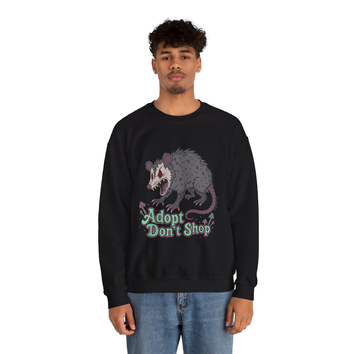 "Adopt Don't Shop" - Unisex Sweatshirt