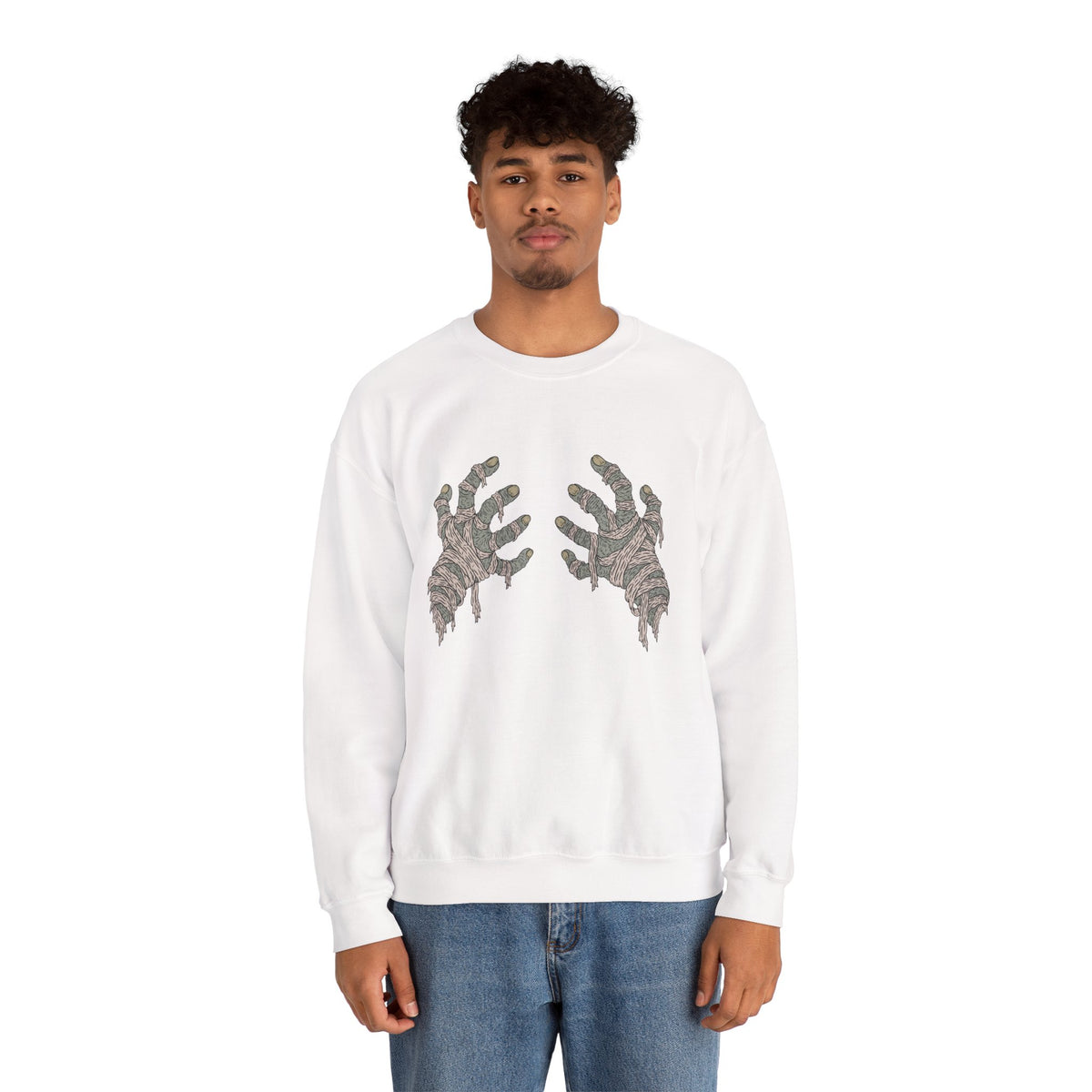 Mummy Hand Bra - Unisex Sweatshirt