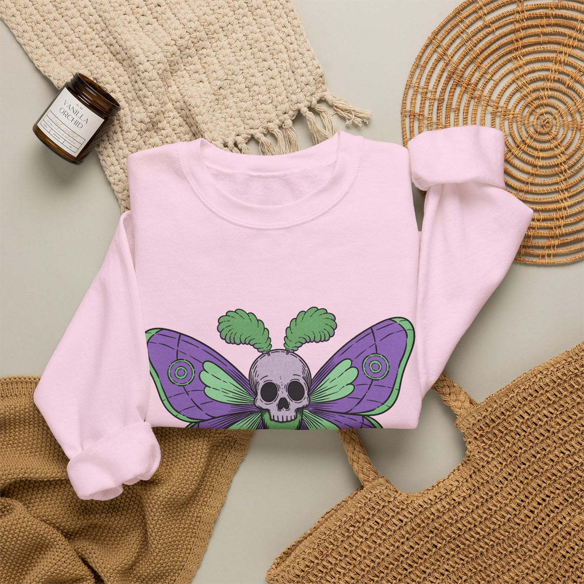 Skull Moth - Unisex Sweatshirt