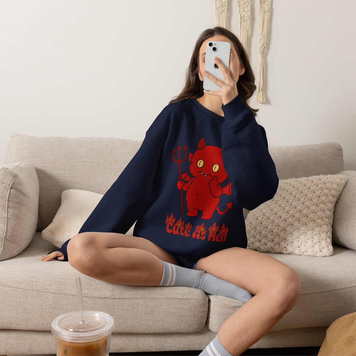 "Cute As Hell" - Unisex Sweatshirt