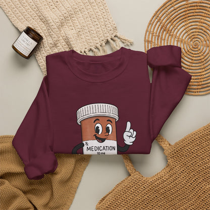 Medication Mascot - Unisex Sweatshirt