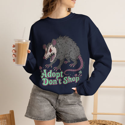 "Adopt Don't Shop" - Unisex Sweatshirt