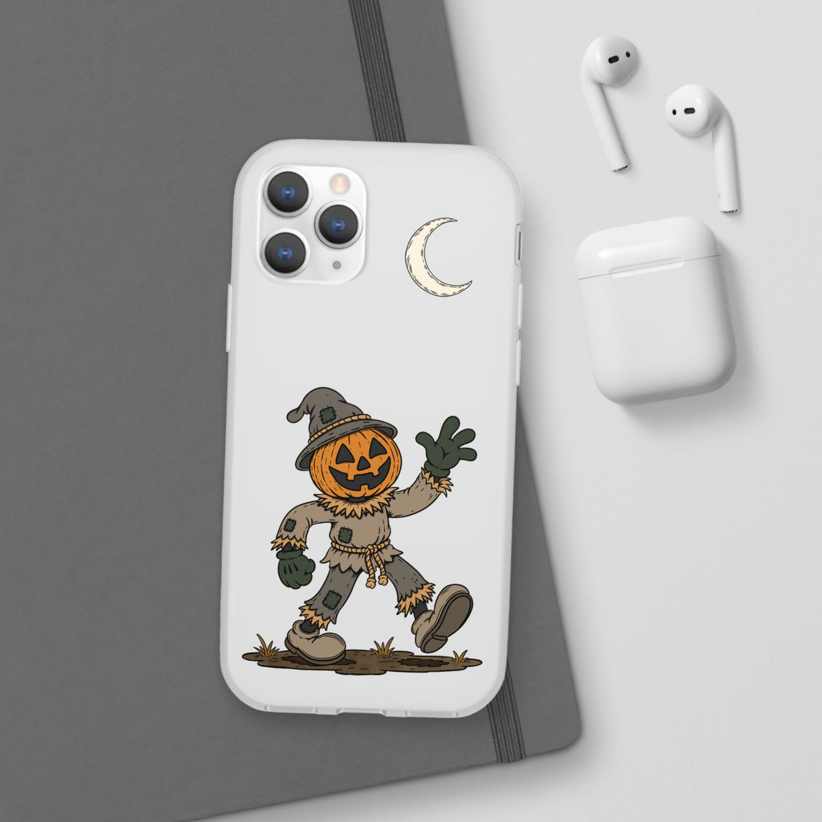 Pumpkin Head Scarecrow Phone Case — Scarecrow Flexi Case