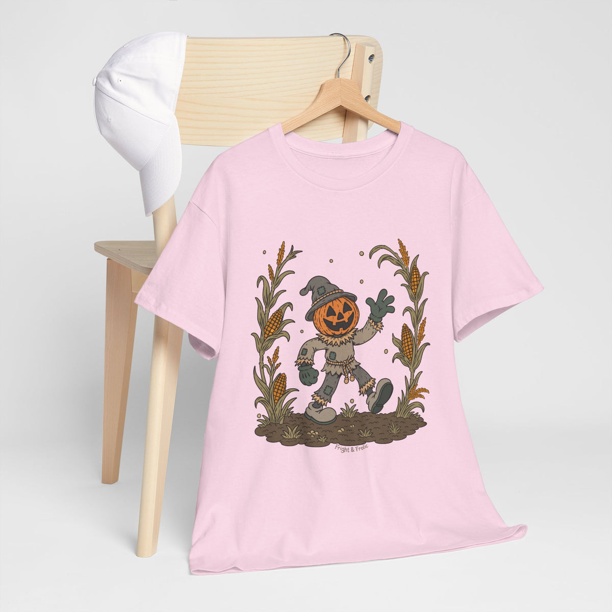 Pumpkin Head Scarecrow - Unisex Tshirt