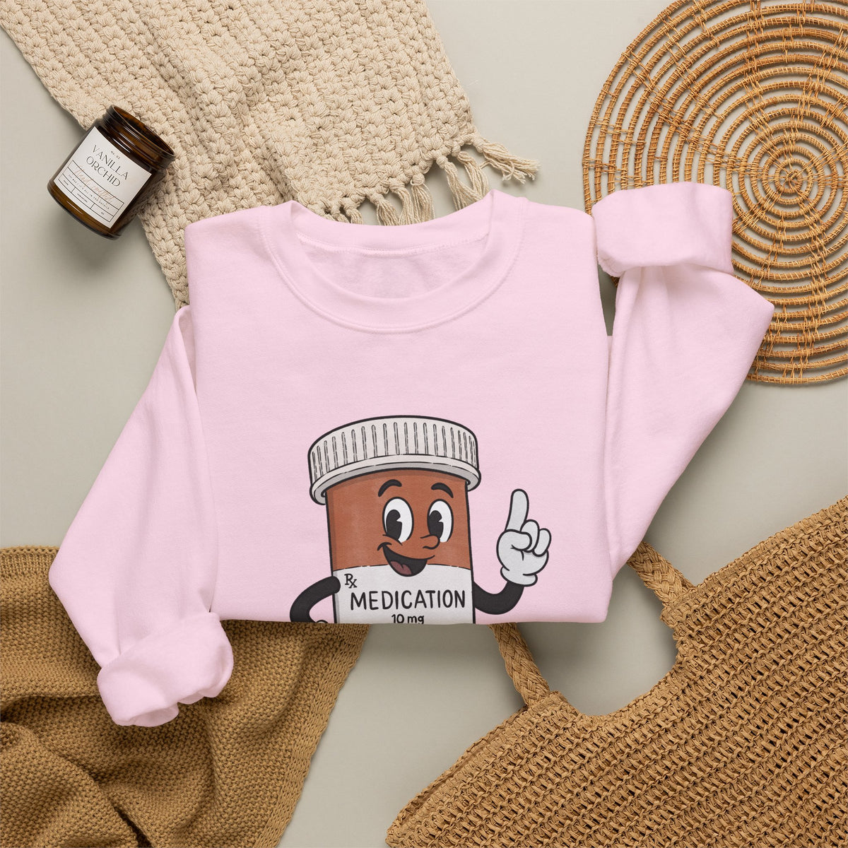 Medication Mascot - Unisex Sweatshirt