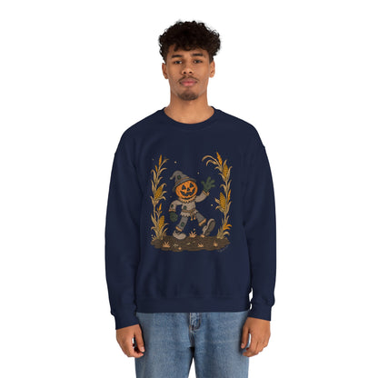 Pumpkin Head Scarecrow - Unisex Sweatshirt