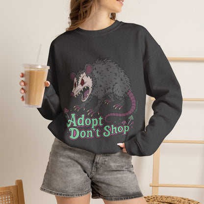 "Adopt Don't Shop" - Unisex Sweatshirt