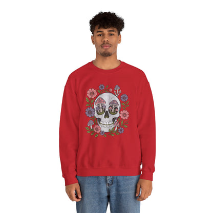 Flower Fungi Skull - Unisex Sweatshirt