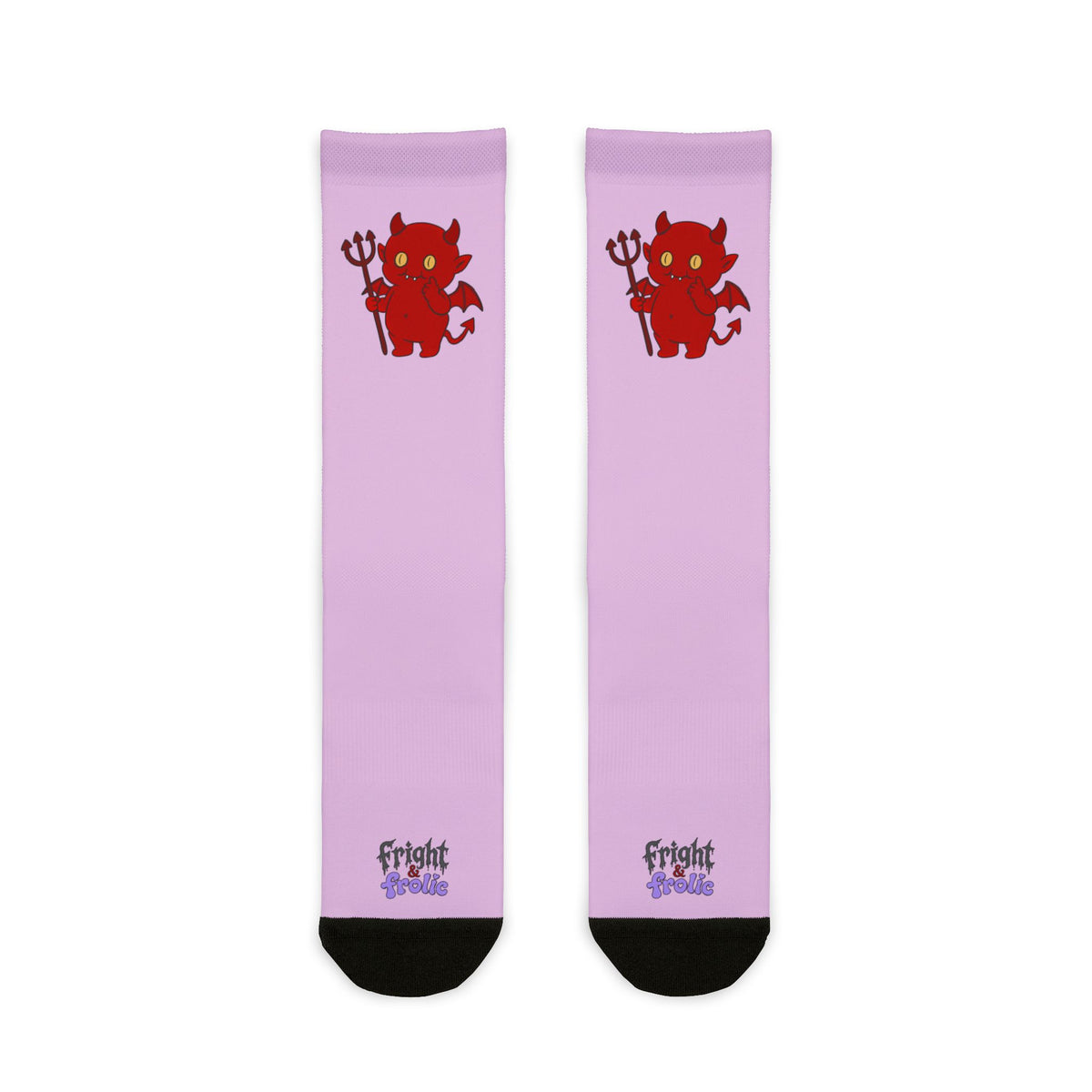 Cute as Hell Devil Crew Socks — Cute Devil Socks