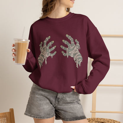 Mummy Hand Bra - Unisex Sweatshirt