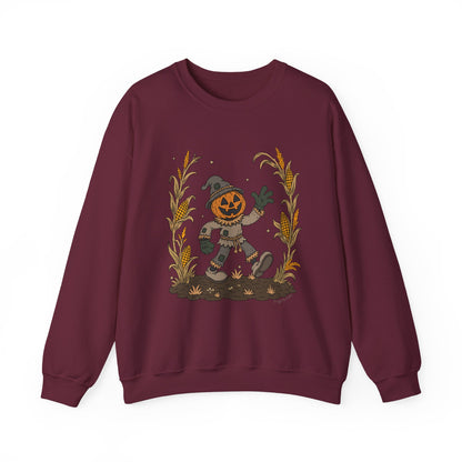 Pumpkin Head Scarecrow - Unisex Sweatshirt