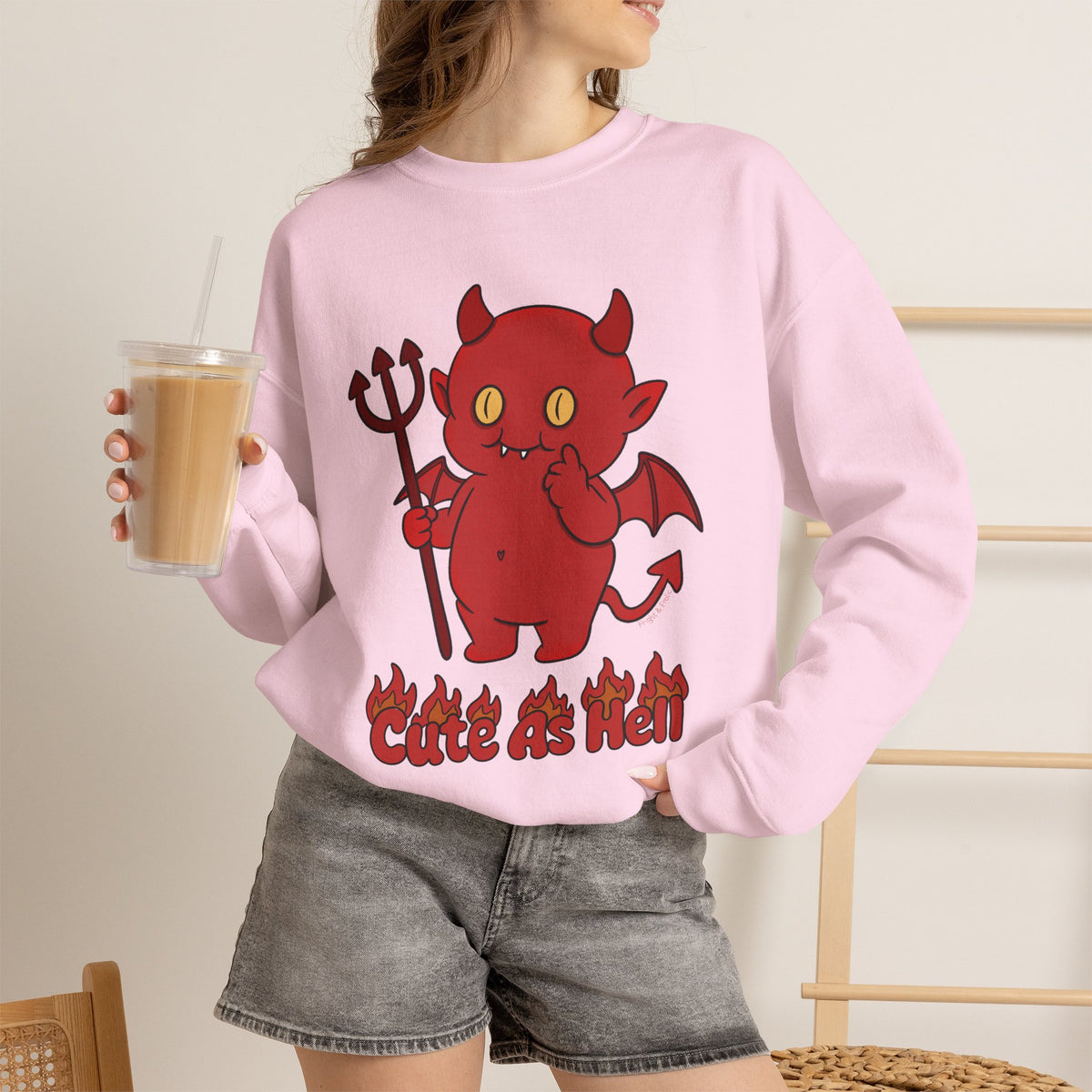 "Cute As Hell" - Unisex Sweatshirt