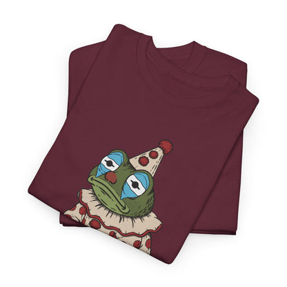 Clown Frog Unisex T-Shirt – Melancholy Circus Frog Graphic Tee