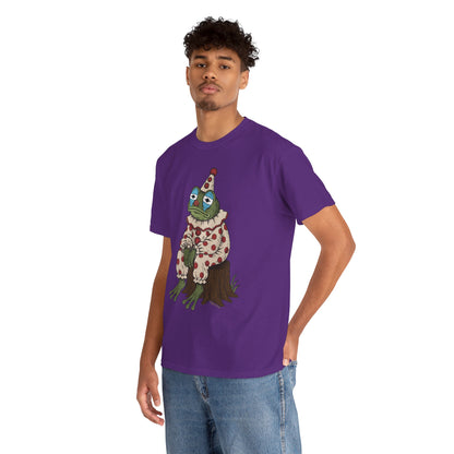 Clown Frog Unisex T-Shirt – Melancholy Circus Frog Graphic Tee